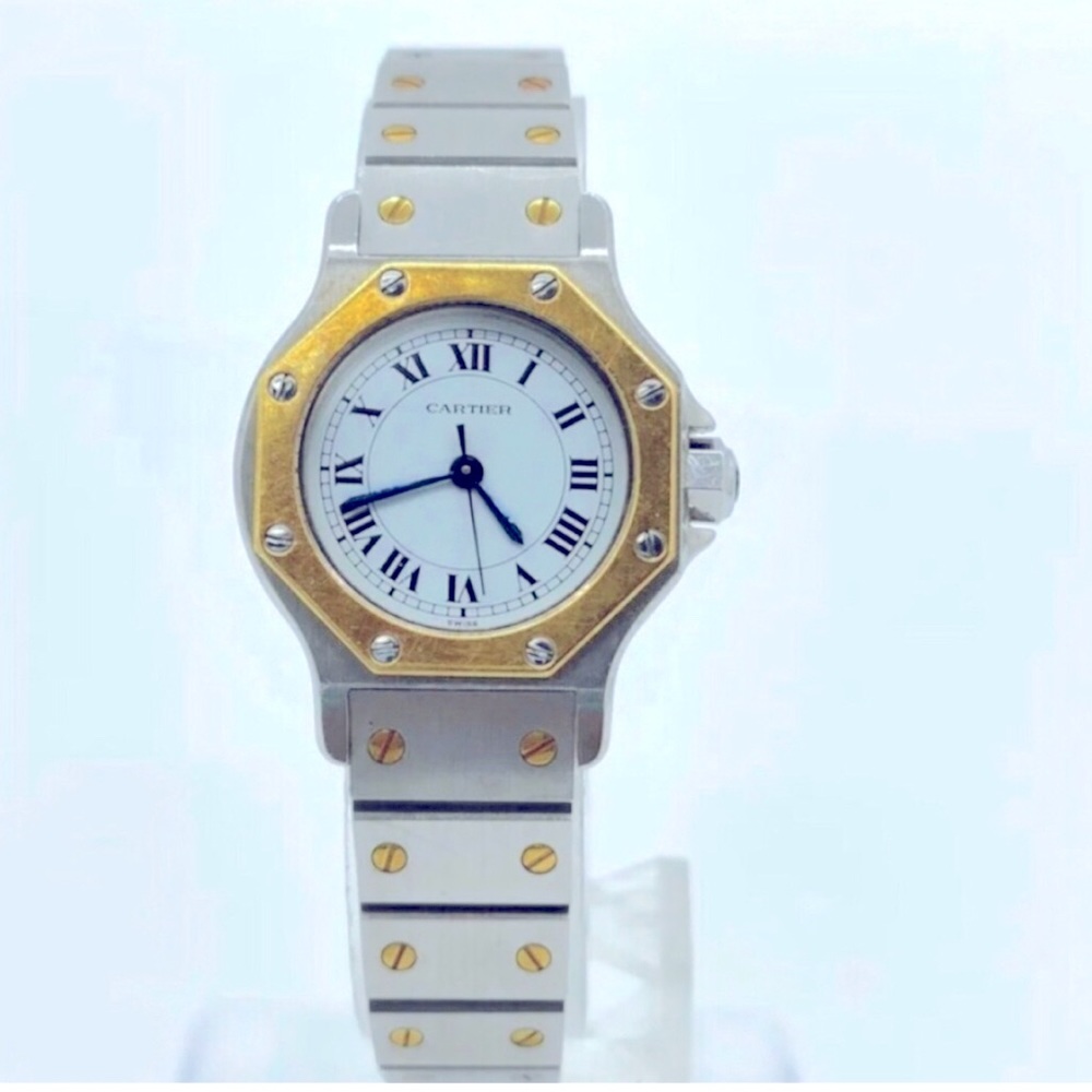 Cartier Silver and Gold Women's Watch